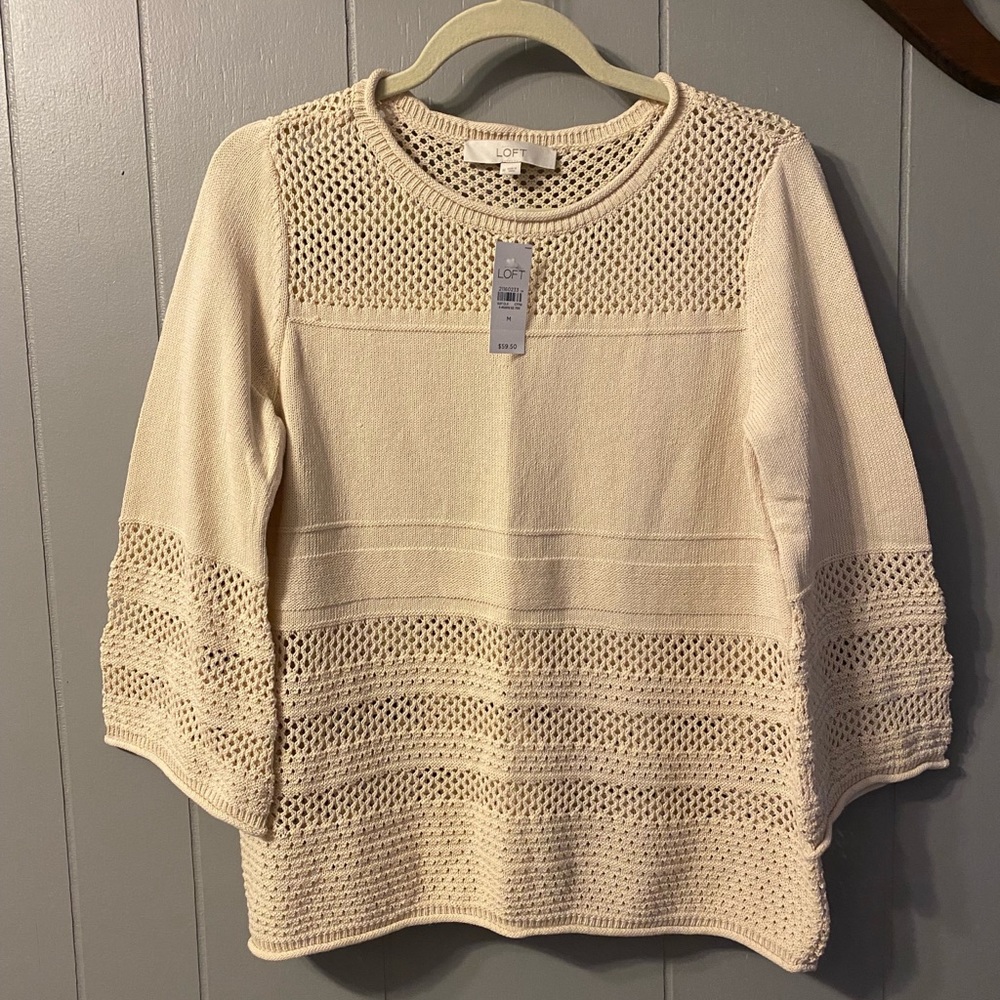 Cream sweater